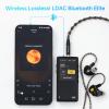 TempoTec Variations V1 Portable HiFi Music Player,Digital Audio Player with Two Way Bluetooth 5.1. 4.4mm&3.5mm Headphone Ports +Black Back Clip view 3