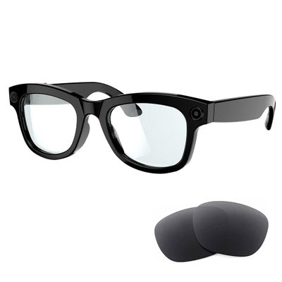 AI Smart Camera Glasses,Bluetooth Sunglasses with Hd Video,Photo Recognition & Chat,Open Al GPT-4.0,Wireless Music & Call (M01 Camera Sunglasses)