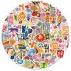 100Pcs Vintage Aesthetic Stickers Cute Girly Coquette Stickers Food Sticker Waterproof Vinyl Decals Laptop Water Bottles Journaling Scrapbooking Sticker Pack for Teens and Adults view 1