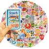 100Pcs Vintage Aesthetic Stickers Cute Girly Coquette Stickers Food Sticker Waterproof Vinyl Decals Laptop Water Bottles Journaling Scrapbooking Sticker Pack for Teens and Adults view 2