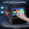 Small Smart TVMini TV with 7-inch Touchscreen,Built in Apps,Support SD,WiFi,Bluetooth,USB,HDMI InputKitchen TV Also As a Projector,Suitable for Home RVs and Outdoor Use view 2
