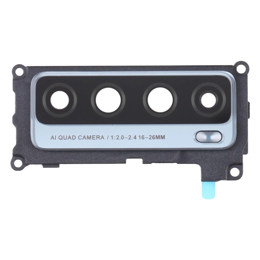 Camera Lens Cover for TCL 20L+ Back Camera Frame Camera Lens Bracket - Black
