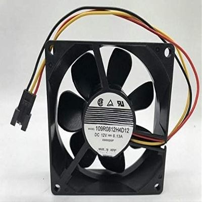 109R0812H4D12 8025 DC12V Fan 12v 0.13A 8025MM Three-Wire Cooling Fan