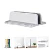 Gatuida Adjustable Vertical Laptop Stand Durable Notebook Computer Storage Holder with Curved Groove Scratch Resistant for Desk Organization and Display view 2