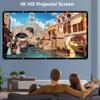 Projector Screen, Foldable Washable Portable Projection Screen, 16:9 HD Front Rear Projector Movies Screen for Backyard Home Theater(60inch(132x75cm)) view 2