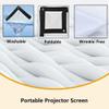 Projector Screen, Foldable Washable Portable Projection Screen, 16:9 HD Front Rear Projector Movies Screen for Backyard Home Theater(60inch(132x75cm)) view 4