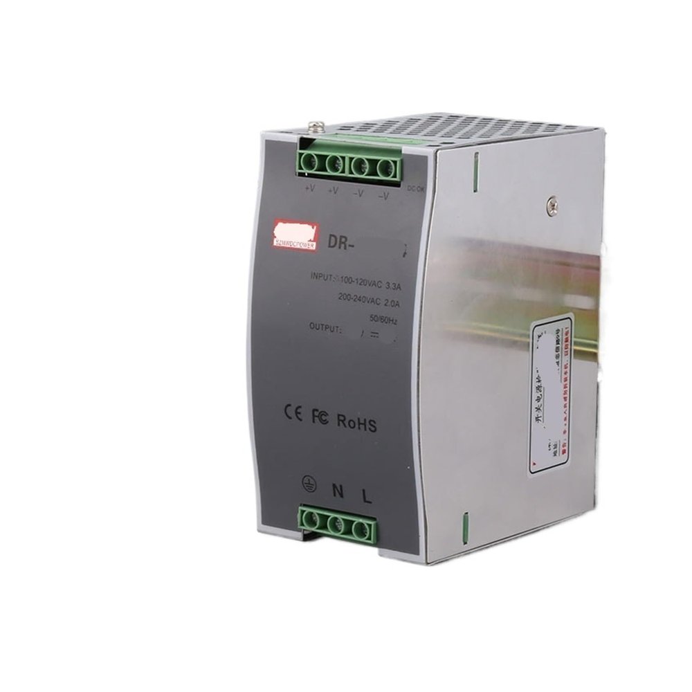 DQLODCTB Rail-Mounted Switching Power Supply DR-120-24V48 12V10A Rail-Mounted DC Industrial Power Supply(DR-120-12)