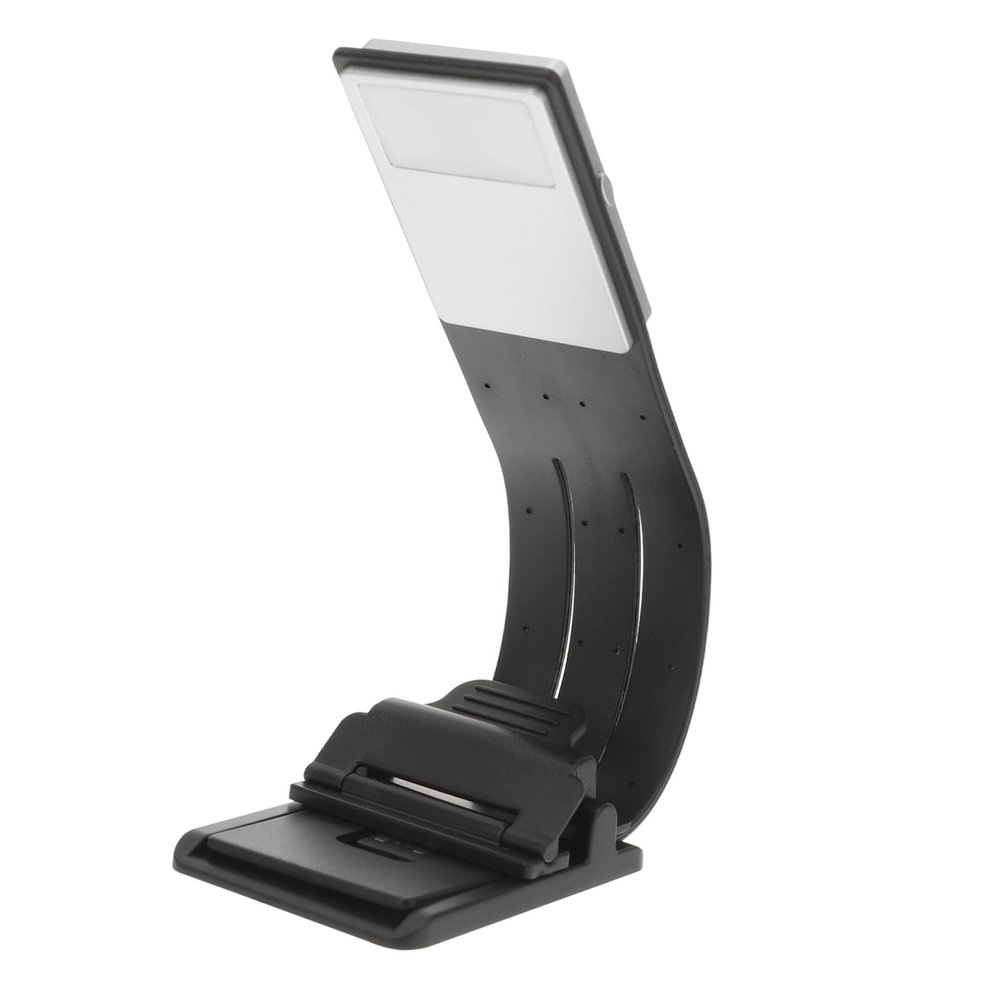 ARTIBETTER Folding USB Rechargeable LED Book Light with Flexible Clip and Magnet Base Portable Eye Care Reading Lamp with Color Temperatures for Bedside Camping and Study Use