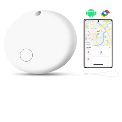 Compatible with Android Trackers Tags, Compatible with Android Location Services,Key Find Item Locator Tracking Device Smart Tags for Luggage, Wallet, Vehicles, Pets, Keys (WHITE-F08)