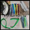 Adjustable Cable Straps, Reusable Cable Ties 250pcs Plastic Cable Ties Reusable Cable Ties,(White) view 3