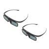Sanpyl DLP Link Rechargeable Active Shutter 3D Glasses with High Transmittance for -2500 3000 Pro 3500 Pro 3D Projectors, 2 Pack Fit for Home Theater Viewing view 2