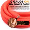 1/0 Gauge (0 AWG) Pure OFC Amplifier Wiring Kit 6000W - Heavy Duty Car Audio Power Cable with Fuse Holder & RCA | for High Power Subwoofer & Big 3 Upgrade | Verify 0.33" OD Fits Your Amp view 2