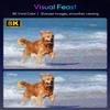 Android 14 TV Box 4GB RAM 64GB ROM, Android Box 2025 4K 6K 8K WiFi6 Quad-Core RK3528 Smart Box for TV with 2.4G 5.8G Dual WiFi 100M Ethernet Bluetooth 5.0 USB 3.0 view 4