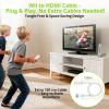 LiNKFOR Wii to HDMI Converter 1080P HD Upscaler Adapter for Nintendo Console, with Cable Compatible with Wii U, HDTV, Monitor - Supports 480P/720P/1080P (White) view 4