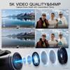 5K Digital Camera, 64MP Cameras for Photography & Video, Vlogging Camera for YouTube with 3 Flip Screen,16X Digital Zoom, WiFi & Autofocus,2 Batteries, 32GB TF Card view 3