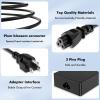 100W USB C Charger Compatible with Asus ROG Ally X Z1 Ally Dock ROG Flow X13 Z13 GV301 GV302 GZ301 ZenBook Duo Zephyrus G16 GU605 G14 GA403 Strix G18 G16 Scar 16 18 view 4