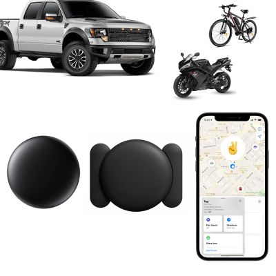 Refilerss Mini GPS Tracker for Vehicles  Hidden Magnetic Car Tracker, Real-Time Tracking for Cars, Kids, Pets, No Monthly Fee, No SIM, Works with Apple Find My
