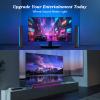 GEOYEAO 2.2 CH Detachable Sound Bar with Built-in Dual Subwoofer, 180W RGB Bluetooth Soundbar for TV, Support HDMI ARC/Optical/AUX, Surround Speaker System for Gaming/Home Theater/PC view 2