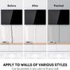 EVEO Cord Hider - 300 Cord Cover Wall Cable Hider, Cable Concealer, Wire Hiders for TV on Wall. Cable Management, Cord Hider Cable Raceway Wire Covers for Cords (Grey, Medium) view 4