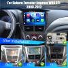 Hikity 4+128G Android 15 Car Stereo for Subaru Forester Impreza WRX STI 2008-2012, 9 Touchscreen Radio with CarPlay, Android Auto, Bluetooth, GPS Navigation, WiFi, DSP, FM, RDS + AHD Backup Camera view 2
