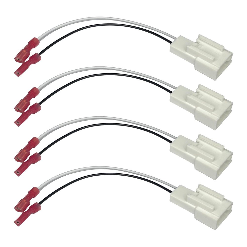 HHZL Car Door Speaker Harness Adapter Audio Bass Speaker Wiring Harness Stereo Plug Adapter Subwoofer Wire Modification Cable Conversion Accessories Plug and Play Compatible with Mitsubishi Subaru
