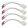 HHZL Car Door Speaker Harness Adapter Audio Bass Speaker Wiring Harness Stereo Plug Adapter Subwoofer Wire Modification Cable Conversion Accessories Plug and Play Compatible with Mitsubishi Subaru view 1