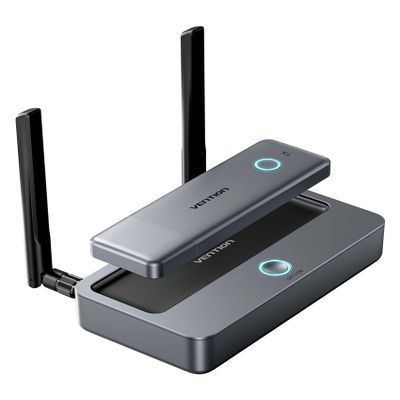 VENTION Wireless HDMI Transmitter and Receiver 165FT/50M, [Support VGA Input], 1080P@60Hz Plug & Play, 5G Wireless HDMI Extender for Streaming Video & Audio to Monitor from Laptop/Pc/Tv Box/Projector