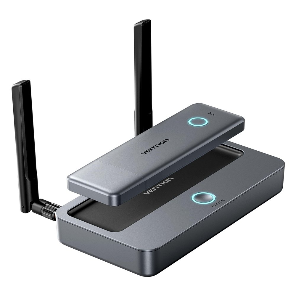 VENTION Wireless HDMI Transmitter and Receiver 165FT/50M, [Support VGA Input], 1080P@60Hz Plug & Play, 5G Wireless HDMI Extender for Streaming Video & Audio to Monitor from Laptop/Pc/Tv Box/Projector
