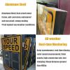 LED Speed Display Radar Traffic Sign,Solar Speed Radar Feedback Sign, Road Safety Speed Limit Detector, Radar Speed Sign (50x70) view 3