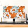 Baocicco Waterproof 32 Inch Anti-Static Dustproof LCD/LED/HD Panel Case Screen TV Covers Sleeve Compatible with Screen 32 Inch TV LED LCD OLED,White Flowers Floral Sunflowers Orange view 4