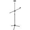 Adjustable Height Angle Mobile Phone Tablet And Microphone Stand With Mic Boom, Portable Telescopic Tablet Tripod, Extendable Holder For 18 In Tablets view 3