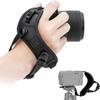 Camera Hand Wrist Grip Strap with Arca Quick Release Plate for Canon EOS R50 R50 V R100 R7 R10 M50 Mark II for Fuji GFX 100 II Coolpix P1100 Lumix S5IIX S9 & More Camera with Small Strap Lugs - Black view 1