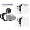 Camera Hand Wrist Grip Strap with Arca Quick Release Plate for Canon EOS R50 R50 V R100 R7 R10 M50 Mark II for Fuji GFX 100 II Coolpix P1100 Lumix S5IIX S9 & More Camera with Small Strap Lugs - Black view 3
