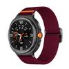 Nylon Bands Compatible with Samsung Galaxy Watch 8 Elastic Adjustable Strap Breathable Braided Wristband for Galaxy Watch 8 Smartwatch (Wine Red) view 1