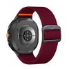 Nylon Bands Compatible with Samsung Galaxy Watch 8 Elastic Adjustable Strap Breathable Braided Wristband for Galaxy Watch 8 Smartwatch (Wine Red) view 2