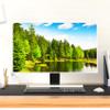 Baocicco Green Forest Lake Waterproof Screen TV Cover 32 Inch Rustic Trees Nature View Full Body Cover for Television Screen LED LCD OLED TVs Anti-Static Anti-Scratch Dustproof Protective view 4