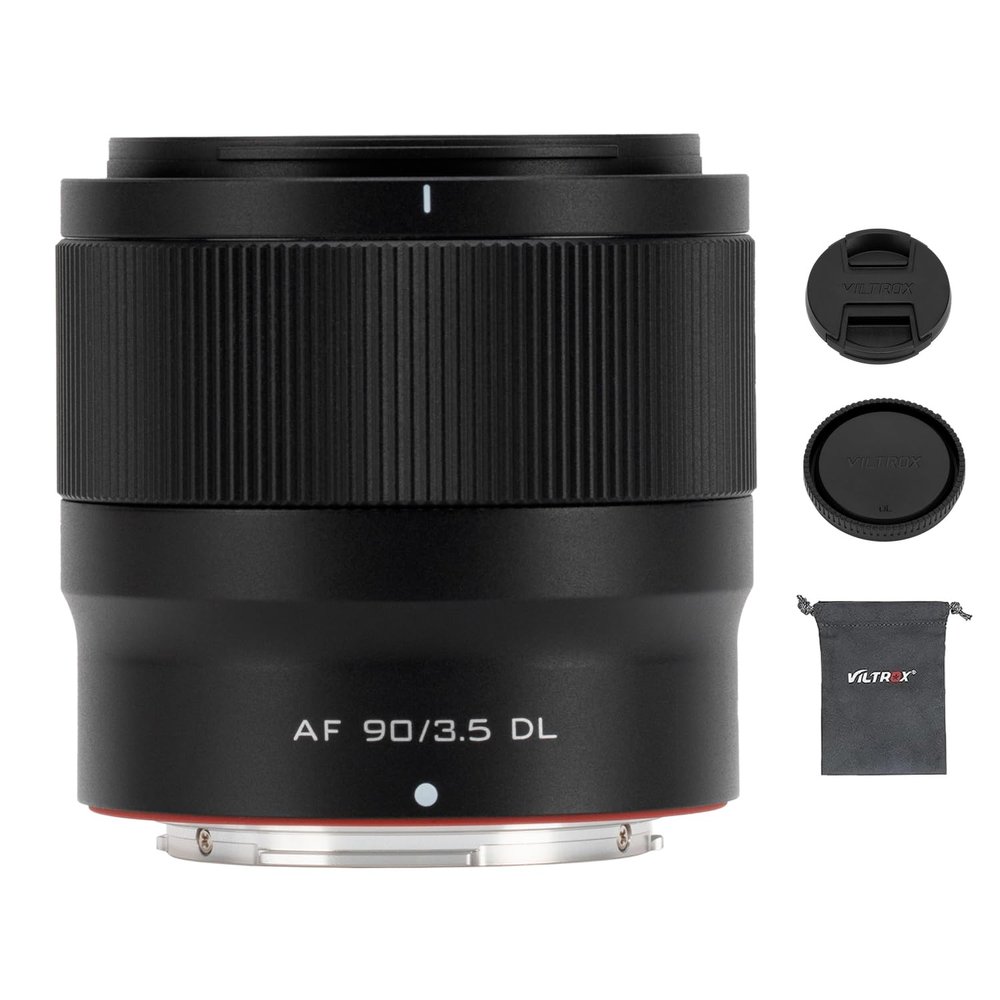 VILTROX AF 90mm F3.5 f/3.5 DL Mount Full Frame Auto Focus Lens,Medium Telephoto 8K Clarity Lens for DJI DL Ecosystem Inspire 3,Ronin 4D,Zenmuse X9-8K Air Gimbal Aerial Camera