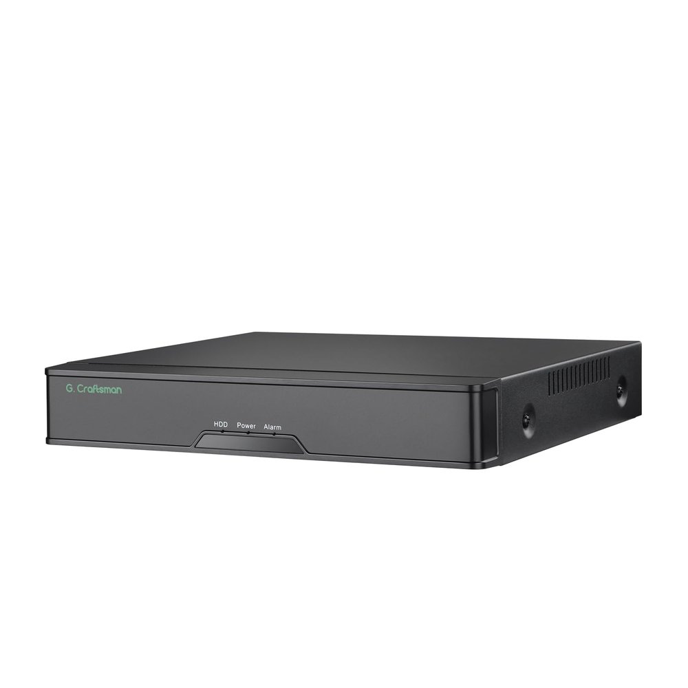 G.Craftsman 8CH PoE NVR with 4K HDMI Output, H.265, Supports 8TB HDD, ONVIF, Smart Detection, for CCTV Security Camera