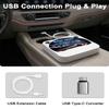 Portable CD Player for Car,Plug and Play,Extra USB Extension Cable,Car CD Player with USB Port AUX Port,for Vehicle,Laptop,TV,Computer,for Android 4.4 and Above Navigation view 3
