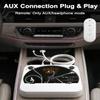 Portable CD Player for Car,Plug and Play,Extra USB Extension Cable,Car CD Player with USB Port AUX Port,for Vehicle,Laptop,TV,Computer,for Android 4.4 and Above Navigation view 4