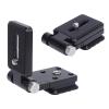 Sanpyl Sturdy Lightweight Aluminum Alloy L Bracket Storage Case Plate for DSLR Camera Horizontal Vertical Switching view 2
