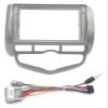 JXJPXKJ 9 Inch Car Radio Fascia Compatible for Jazz City FIT 2002-2008 AUTO AC Video Panel Player Audio Dash 2 Din Frame Mount Kit(RHD with Cable)(RHD with Cable) view 2