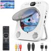 Mini CD DVD Player for TV Bluetooth CD/DVD Player with HDMI AV Cables, Built-in Speakers, USB & AUX Playback, 1080P Video Output, Wall-Mountable Compact Home Entertainment System view 1