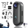 4S Body Camera, 2025 New 1080P/4K POV Camera, 256G Thumb Cameras, with Ip68 Waterproof Wearable Action Mini Cam, for Pet Walking & Outdoors Activities (1080P Black-B,0G) view 1