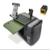 AutoExec GripMaster Car Desk for Your Vehicle Workstation and Mobile Office, Army Green with 400 watt Power Inverter, Phone Mount and Tablet Mount view 1