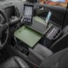AutoExec GripMaster Car Desk for Your Vehicle Workstation and Mobile Office, Army Green with 400 watt Power Inverter, Phone Mount and Tablet Mount view 2