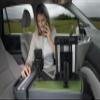 AutoExec GripMaster Car Desk for Your Vehicle Workstation and Mobile Office, Army Green with 400 watt Power Inverter, Phone Mount and Tablet Mount view 3