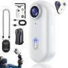 4S Body Camera, 2025 New 1080P/4K POV Camera, 256G Thumb Cameras, with Ip68 Waterproof Wearable Action Mini Cam, for Pet Walking & Outdoors Activities (4K White-A,128G) view 1