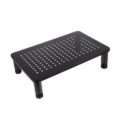 DOITOOL Adjustable Computer Monitor Stand Riser with Tool Installation Smooth Polished Surface Space Saving Desktop Organizer for Eye Comfort and Storage Compatible with Office Desks