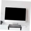 DOITOOL Adjustable Computer Monitor Stand Riser with Tool Installation Smooth Polished Surface Space Saving Desktop Organizer for Eye Comfort and Storage Compatible with Office Desks view 2
